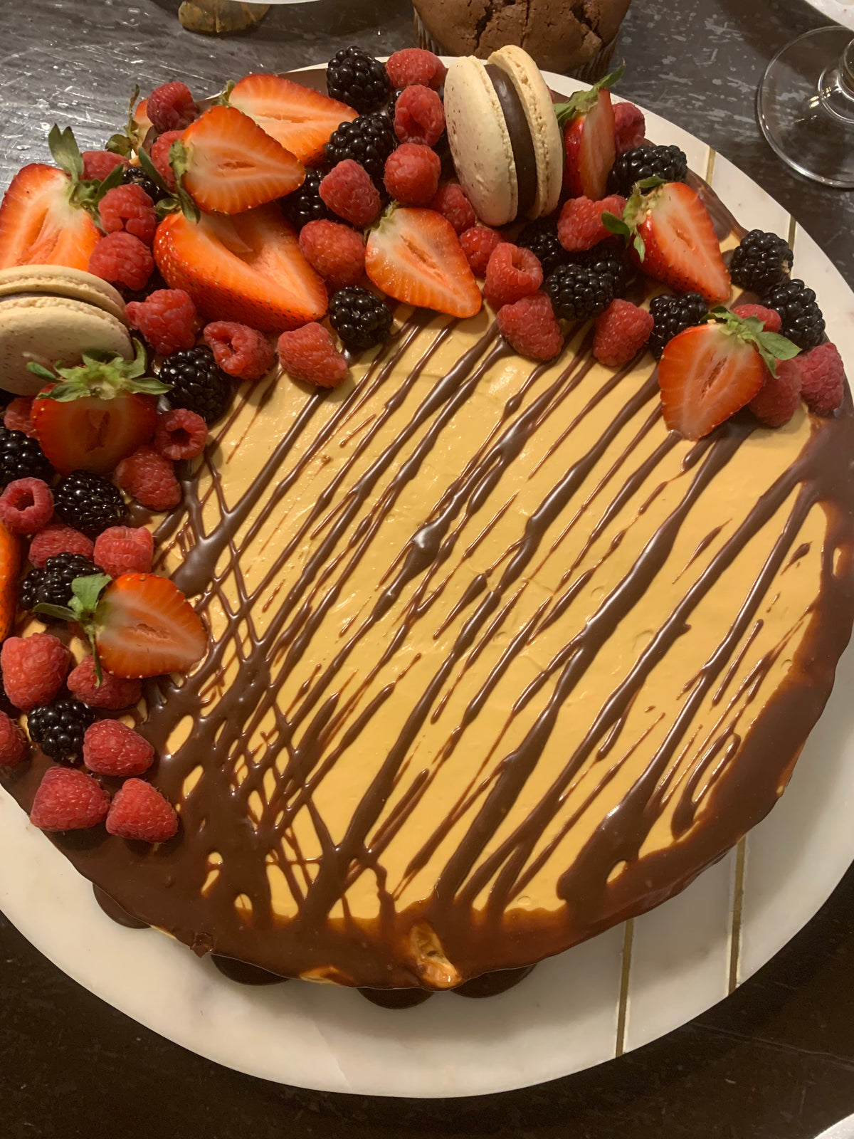 Golden Key Cake