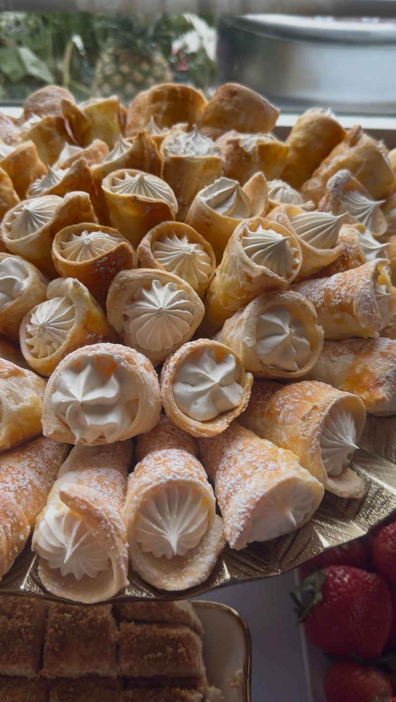 European Cream Horns